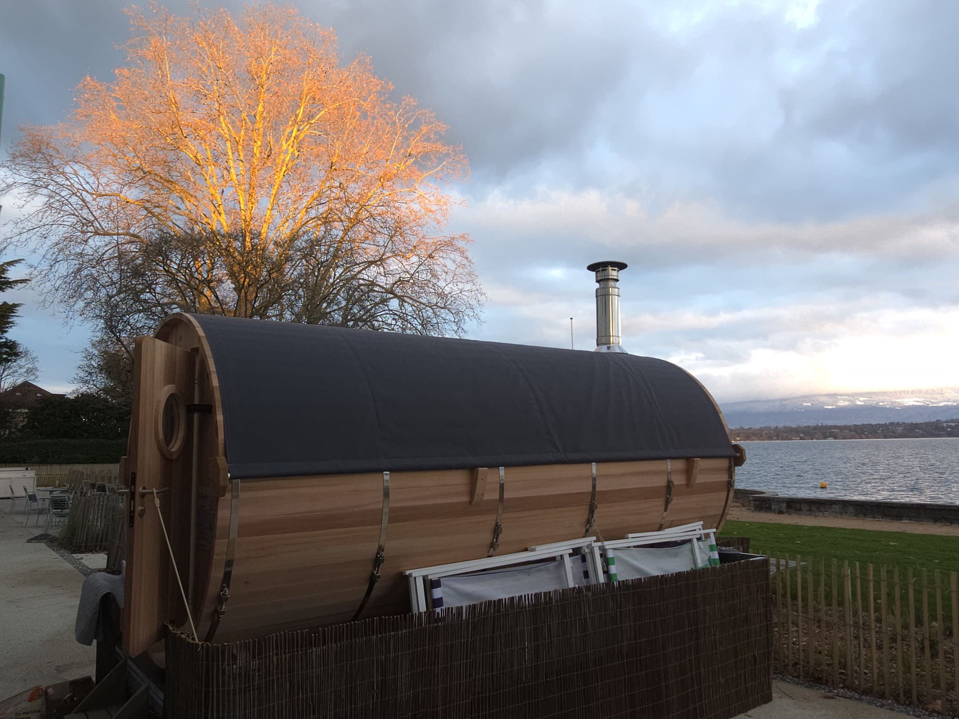 Saunice sur la plage de Port Gitana